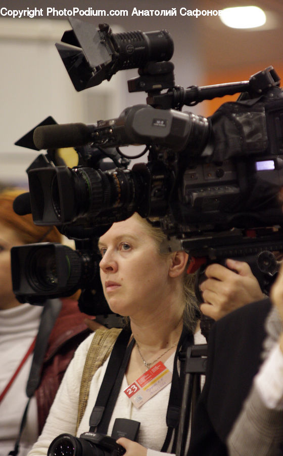 People, Person, Human, Camera, Electronics, Video Camera, Photographer