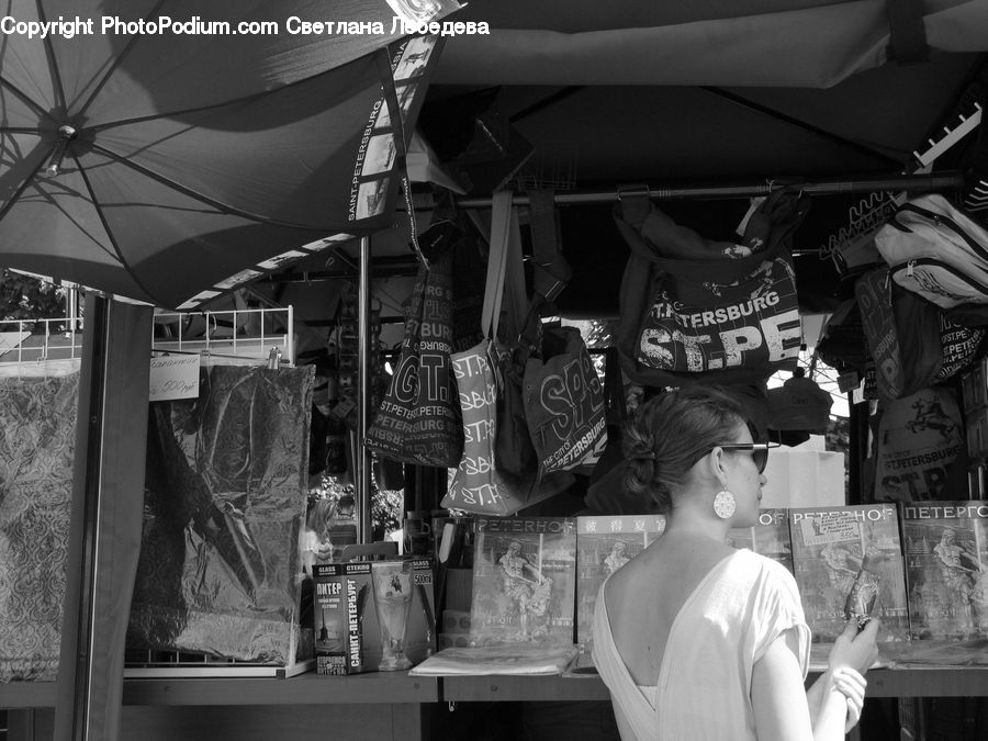 People, Person, Human, Bazaar, Market, Back, Shop