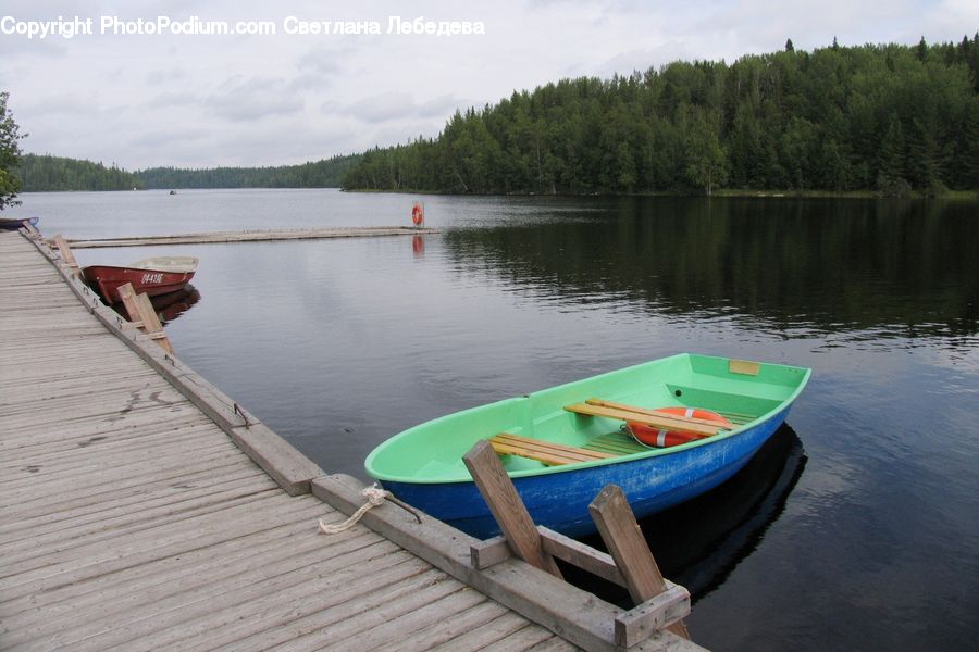Dock, Landing, Pier, Boat, Canoe, Rowboat, Vessel