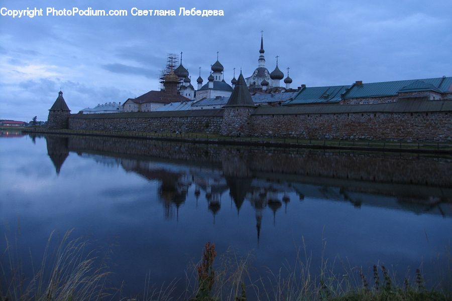 Architecture, Castle, Fort, Ditch, Moat, Aircraft Carrier, Ship