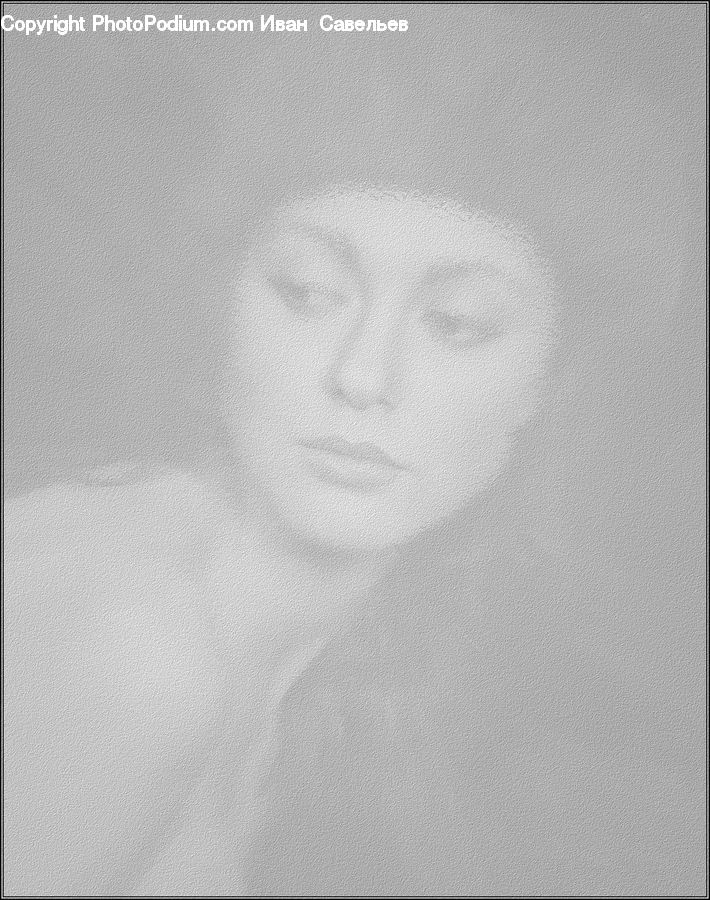 Person, Portrait, Drawing, Sketch, Face