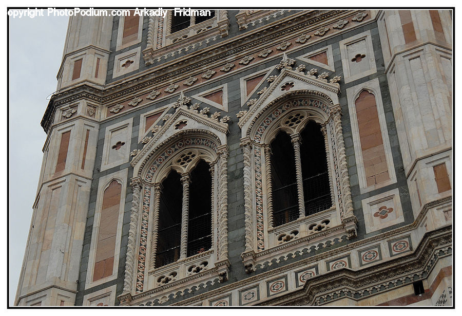 Arch, Building, Brick, Collage, Poster, Arabesque Pattern, Architecture