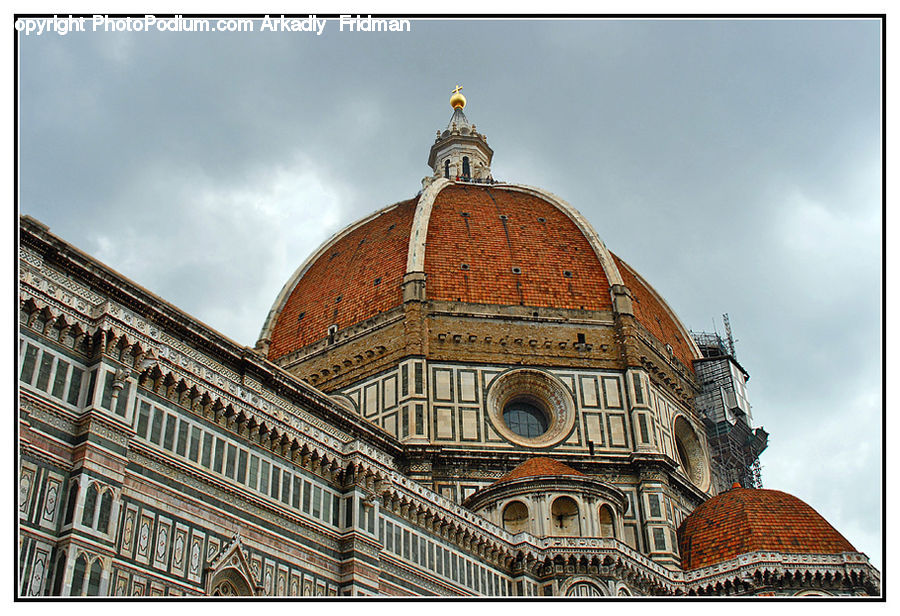 Architecture, Dome, Observatory, Planetarium, Brick, Building, Bell Tower