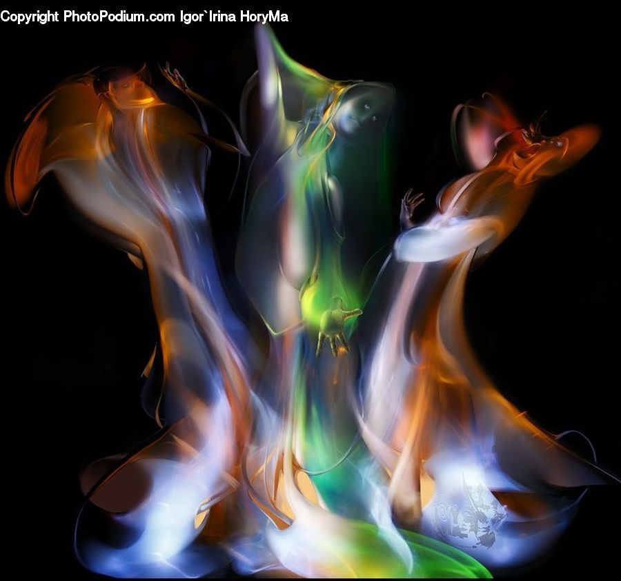 People, Person, Human, Fire, Flame, Fractal, Smoke