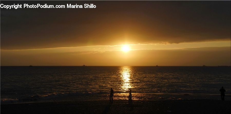 Sun, Beach, Coast, Outdoors, Sea, Water, Dawn