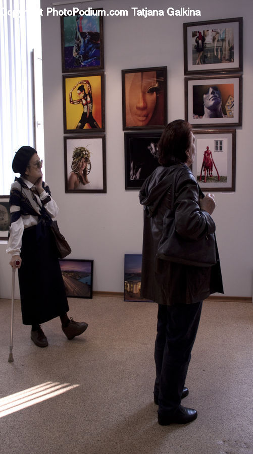 Human, People, Person, Art, Art Gallery, Coat, Plant