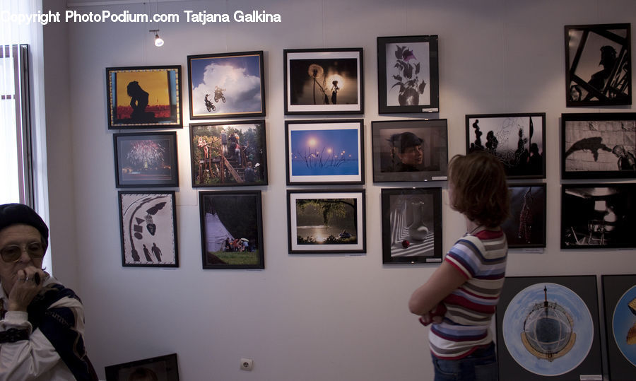 People, Person, Human, Art, Art Gallery, Electronics, Monitor
