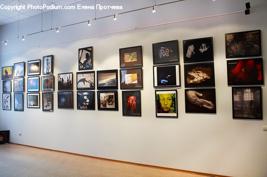 Art, Art Gallery, Electronics, Monitor, Screen, TV, Television