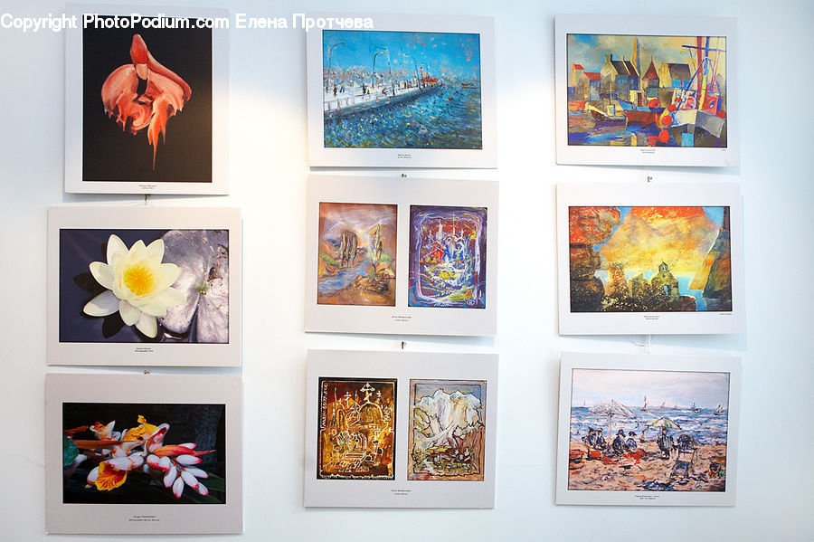 Art, Painting, Collage, Poster, Monitor, Screen, Modern Art