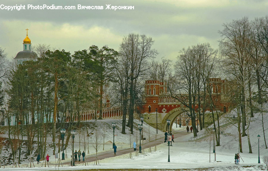 Playground, Architecture, Tower, Dome, Arch, Plant, Tree