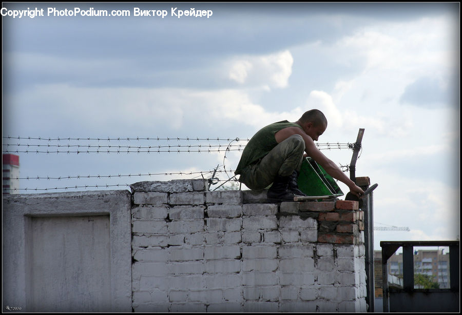 People, Person, Human, Bench, Building, Housing, Villa