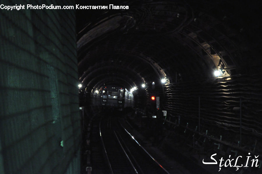 Tunnel, Subway, Train, Train Station, Vehicle