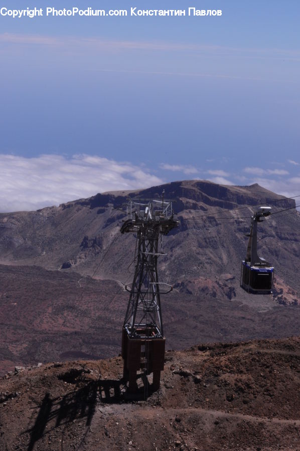 Mining, Cable Car, Trolley, Vehicle, Soil, Architecture, Spire