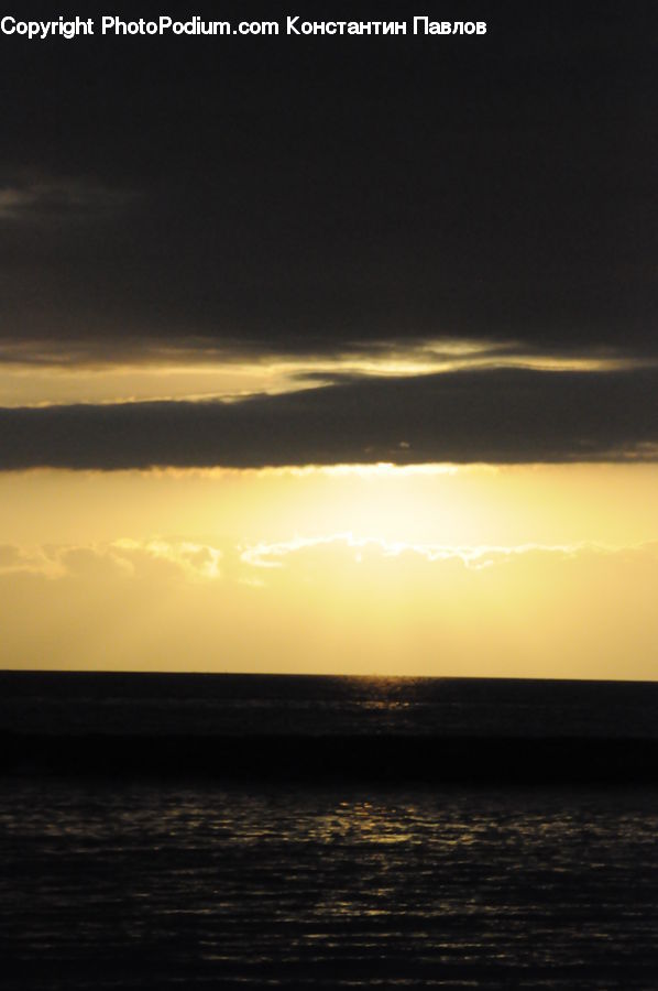 Horizon, Sky, Dawn, Dusk, Sunrise, Sunset, Azure Sky