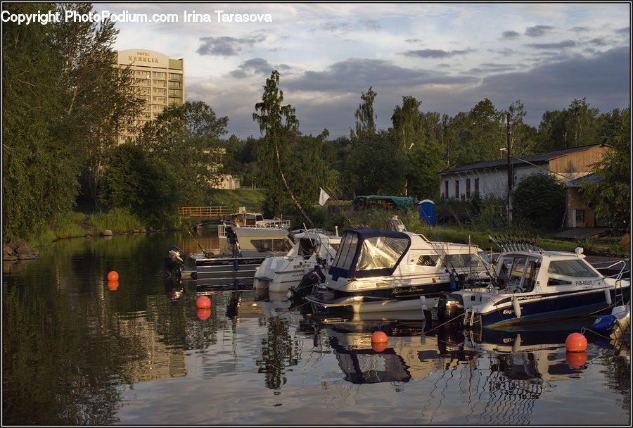 Boat, Watercraft, Canal, Outdoors, River, Water, Dock