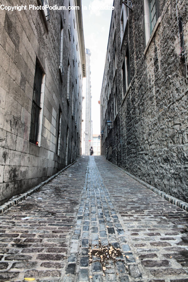 Alley, Alleyway, Road, Street, Town, Cobblestone, Pavement