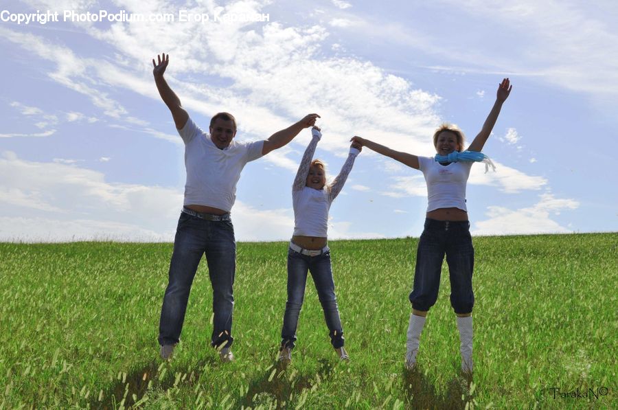 Human, People, Person, Hand, Holding Hands, Field, Grass