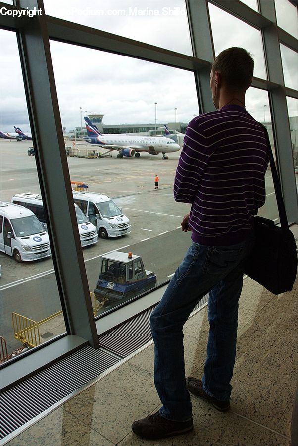 Human, People, Person, Aircraft, Airplane, Bus, Minibus