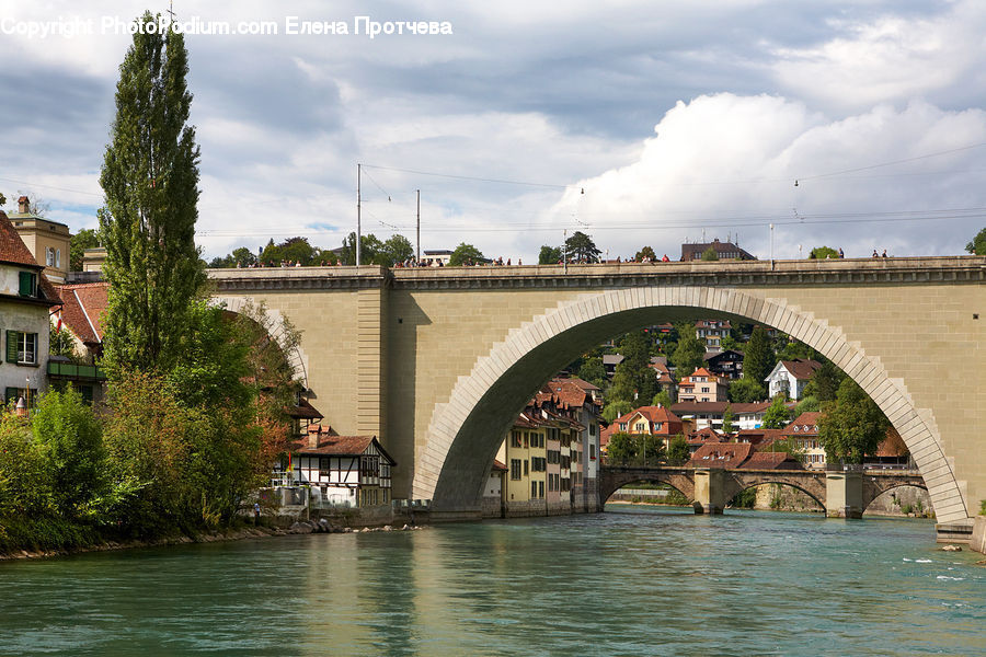 Arch, Building, Housing, Villa, Brick, Downtown, Town