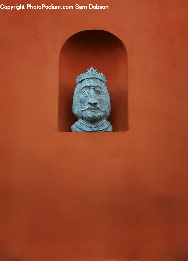 Head, Portrait, Art, Sculpture, Statue