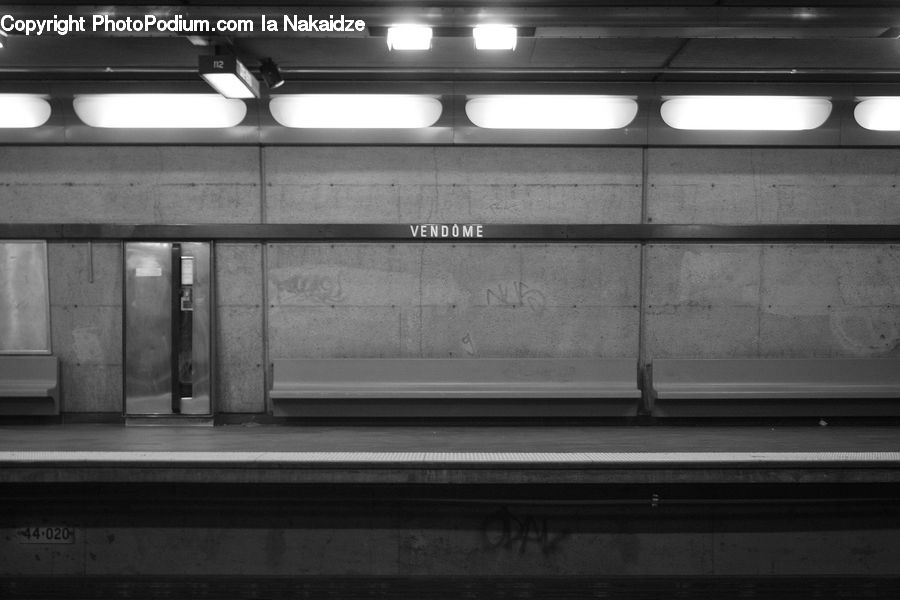 Lighting, Subway, Train, Train Station, Vehicle, Bumper, Car