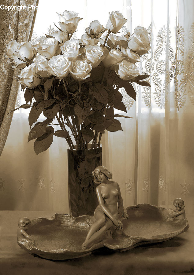 People, Person, Human, Art, Sculpture, Statue, Plant