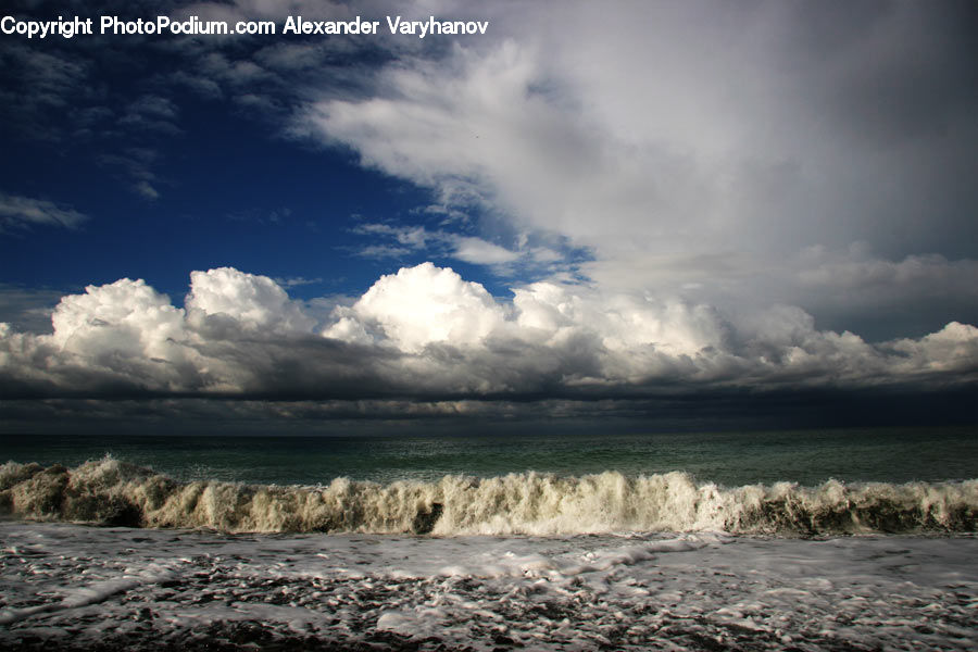 Azure Sky, Cloud, Outdoors, Sky, Cumulus