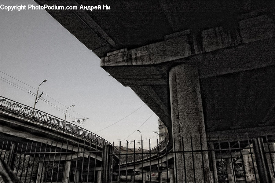 Bridge, Alley, Alleyway, Road, Street, Town, City