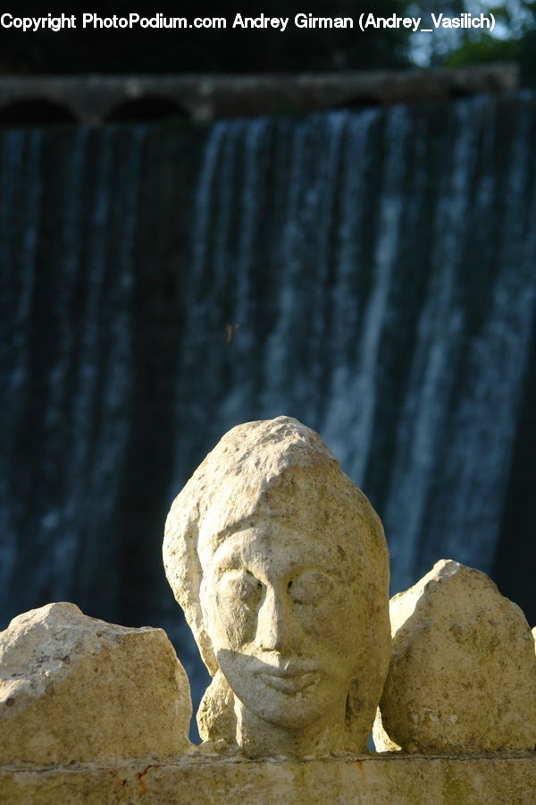 Rock, Head, Portrait, Art, Sculpture, Statue, Ancient Egypt