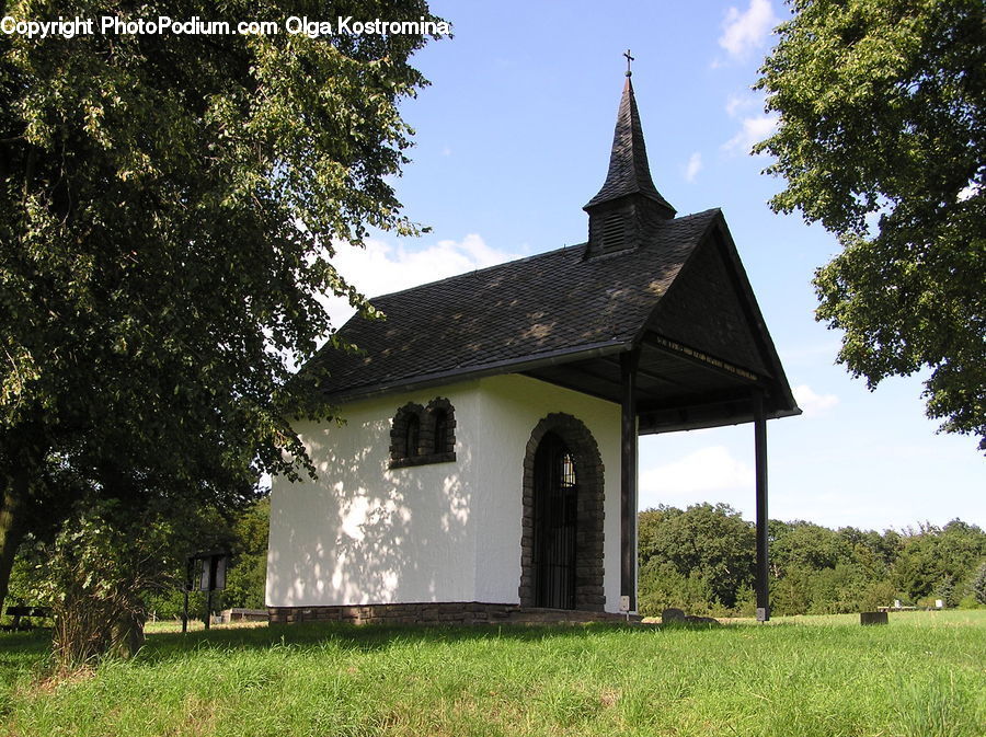 Building, Cottage, Housing, Gazebo, Architecture, Church, Worship