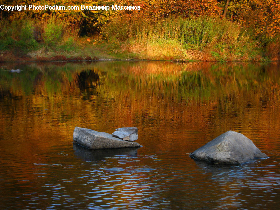 Outdoors, River, Water, Rock, Landscape, Nature, Scenery