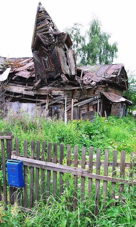 Building, Cottage, Housing, Field, Rubble, Herbal, Herbs