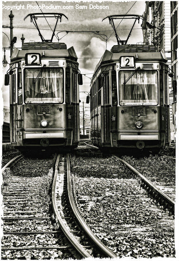 Streetcar, Tram, Cable Car, Trolley, Vehicle, Transportation, Rail
