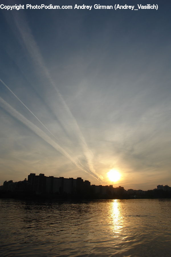Dawn, Dusk, Red Sky, Sky, Sunrise, Sunset, Sun