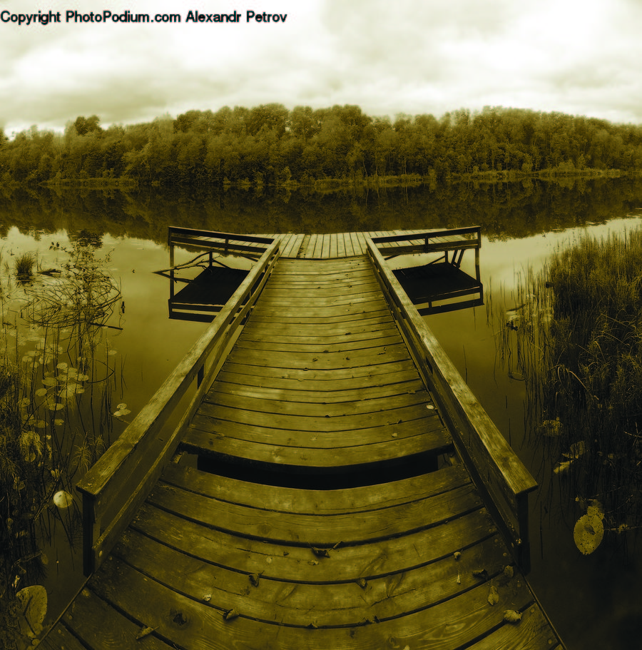 Boardwalk, Deck, Path, Sidewalk, Walkway, Porch, Boat