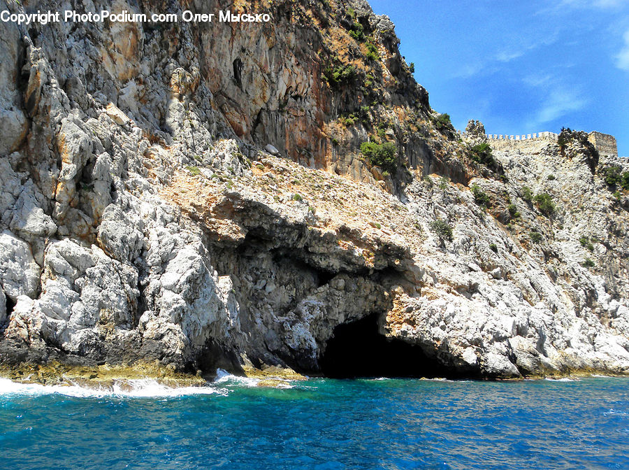 Cliff, Outdoors, Rock, Nature, Rubble, Landscape, Scenery