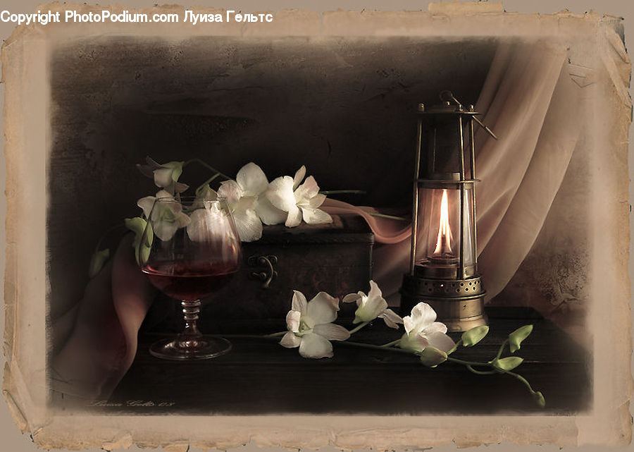 Glass, Goblet, Lantern, Jar, Porcelain, Vase, Fire