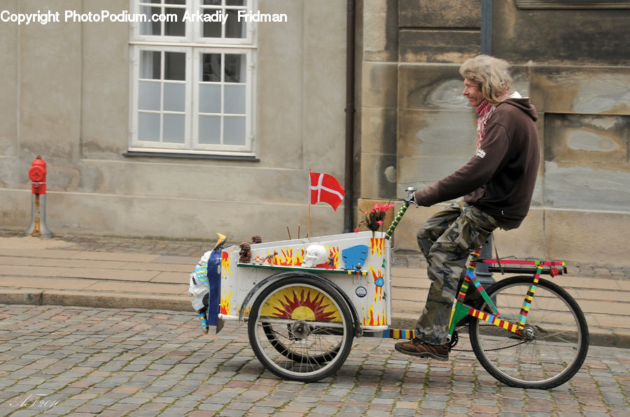 People, Person, Human, Bicycle, Bike, Vehicle, Motor