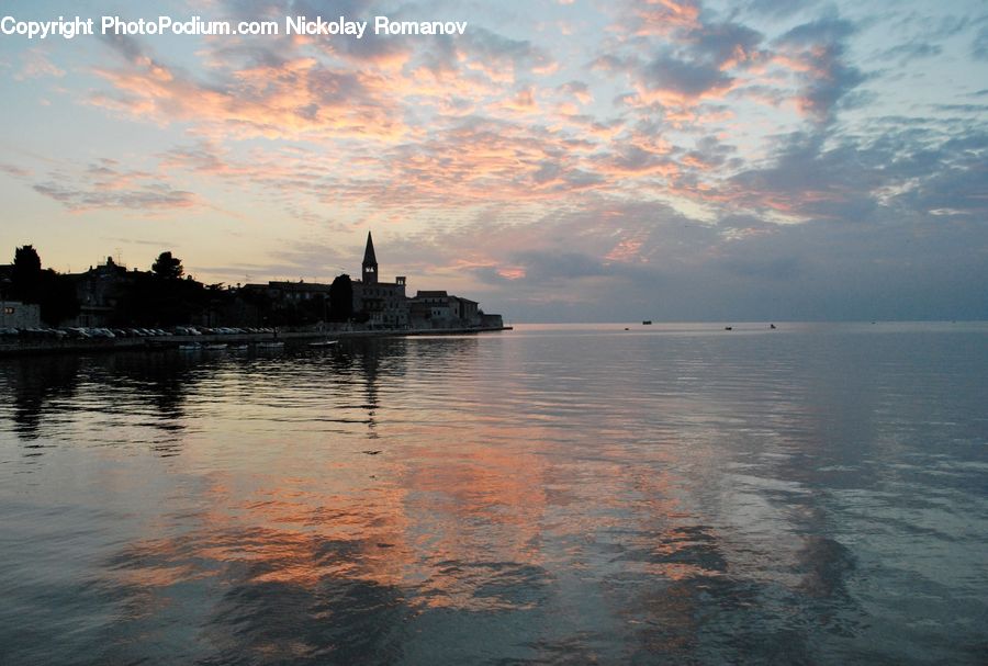 Ferry, Freighter, Ship, Tanker, Vessel, Dawn, Dusk