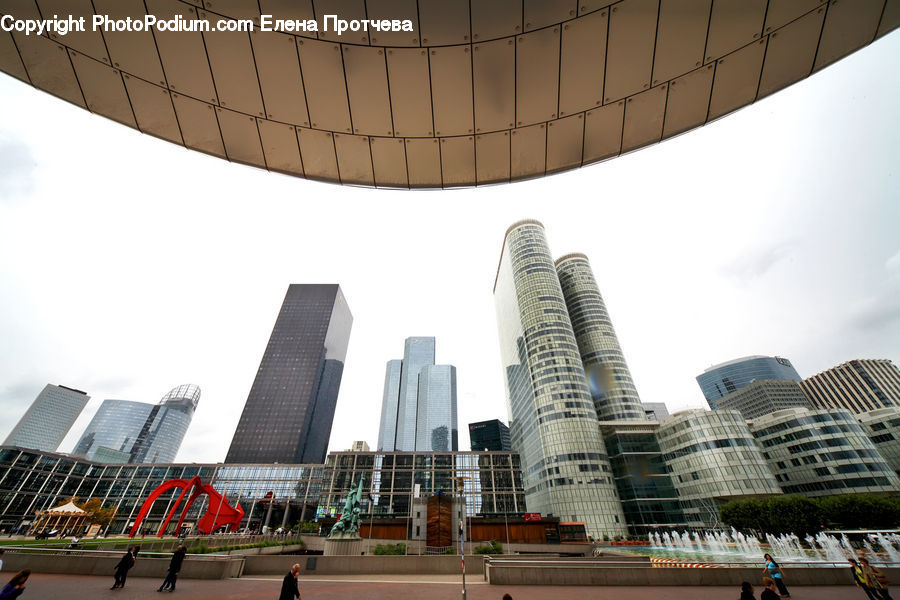 Architecture, City, Downtown, High Rise, Skyscraper, Building, Office Building