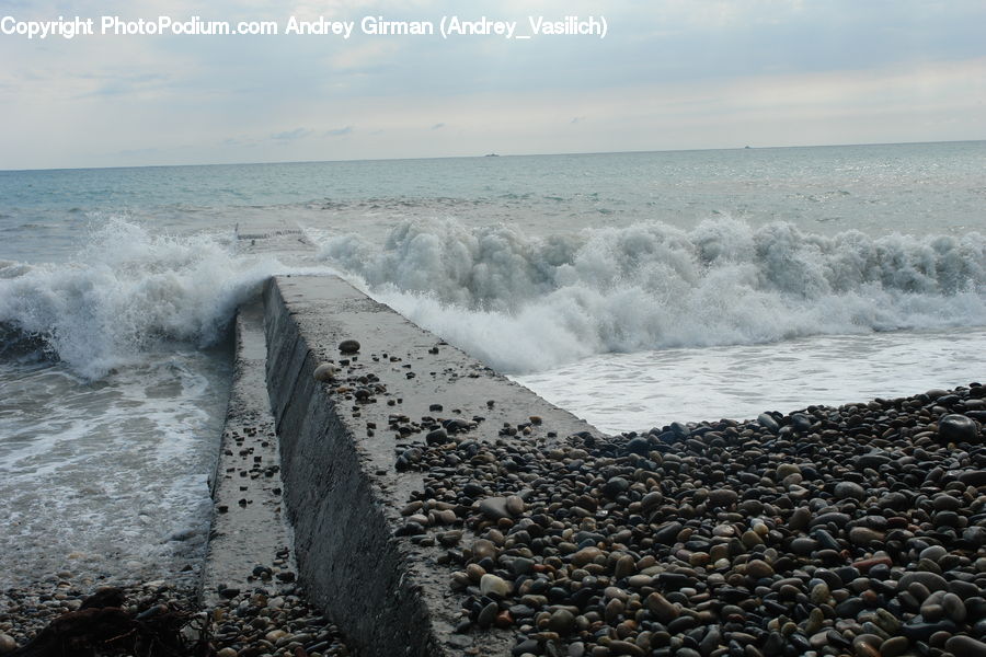Coast, Outdoors, Sea, Water, Sea Waves, Ocean, Beach