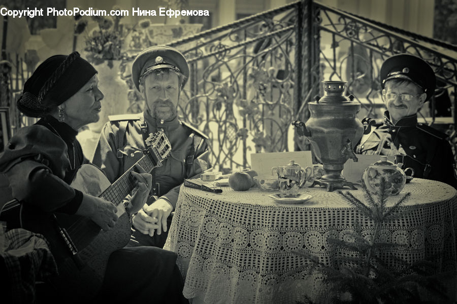 People, Person, Human, Couch, Furniture, Military, Military Uniform