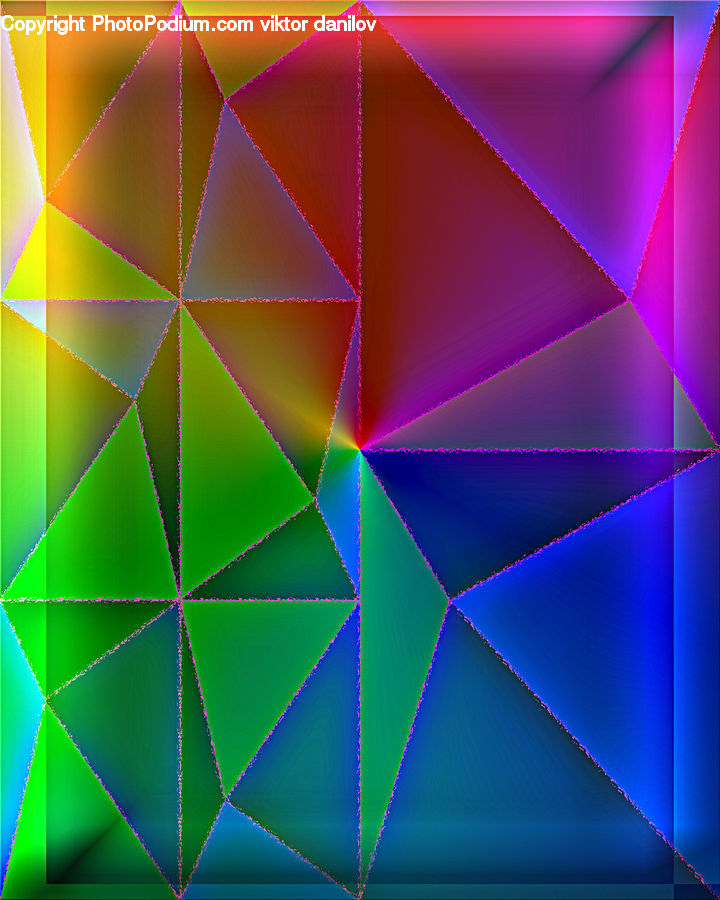 Triangle, Fractal, Art, Modern Art