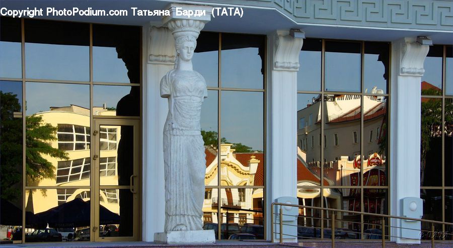 Plant, Potted Plant, Art, Sculpture, Statue, Column, Pillar