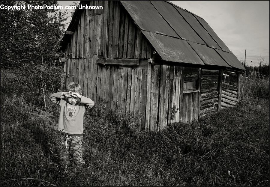 People, Person, Human, Cabin, Hut, Rural, Shack