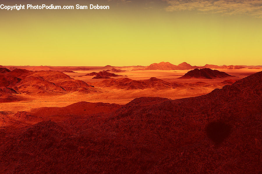 Desert, Outdoors, Mountain, Mountain Range