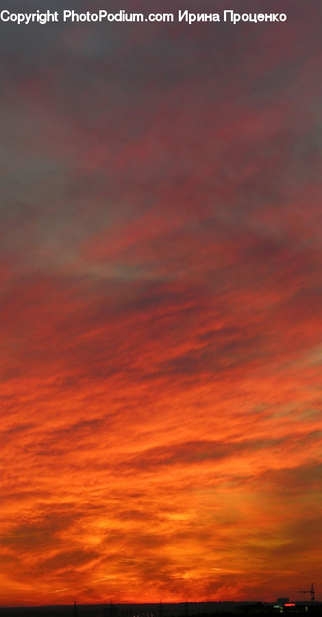 Dawn, Dusk, Red Sky, Sky, Sunrise, Sunset