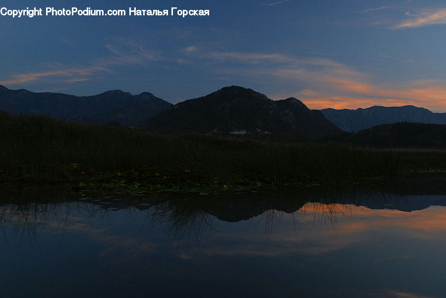 Dawn, Dusk, Sky, Sunrise, Sunset, Red Sky, Lake