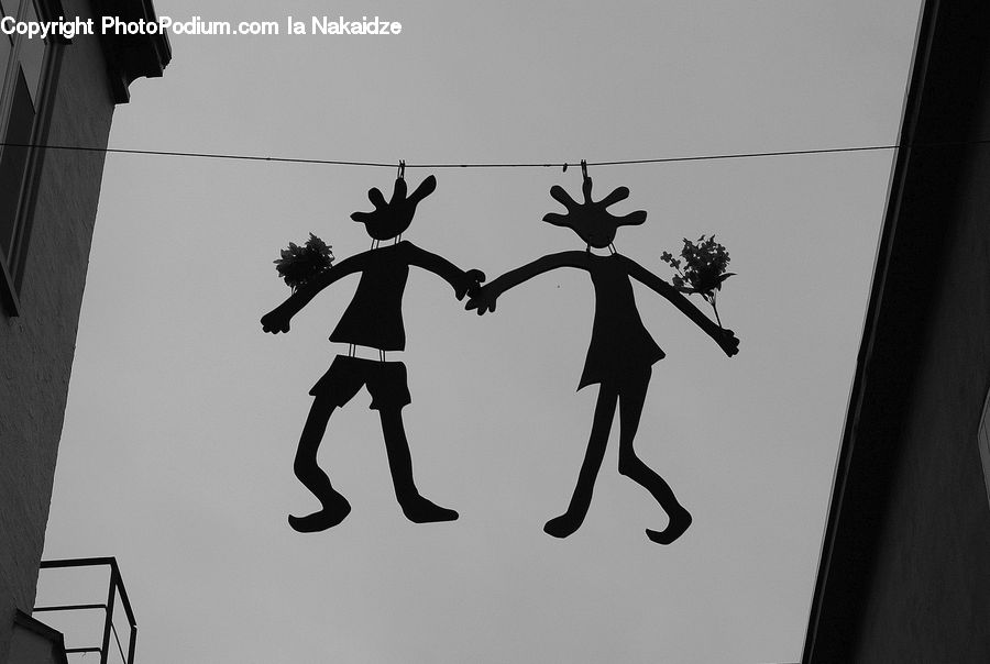 Silhouette, Chair, Furniture, Dance, Dance Pose, Triangle, Paper