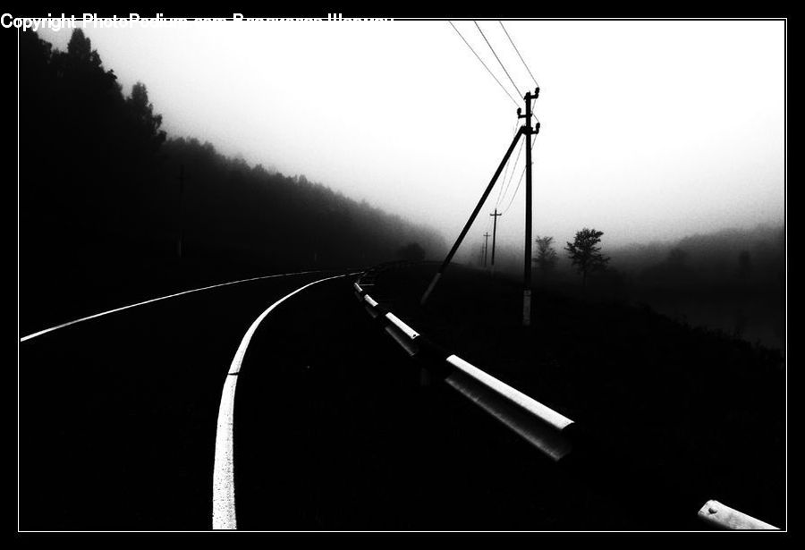Tripod, Dirt Road, Gravel, Road